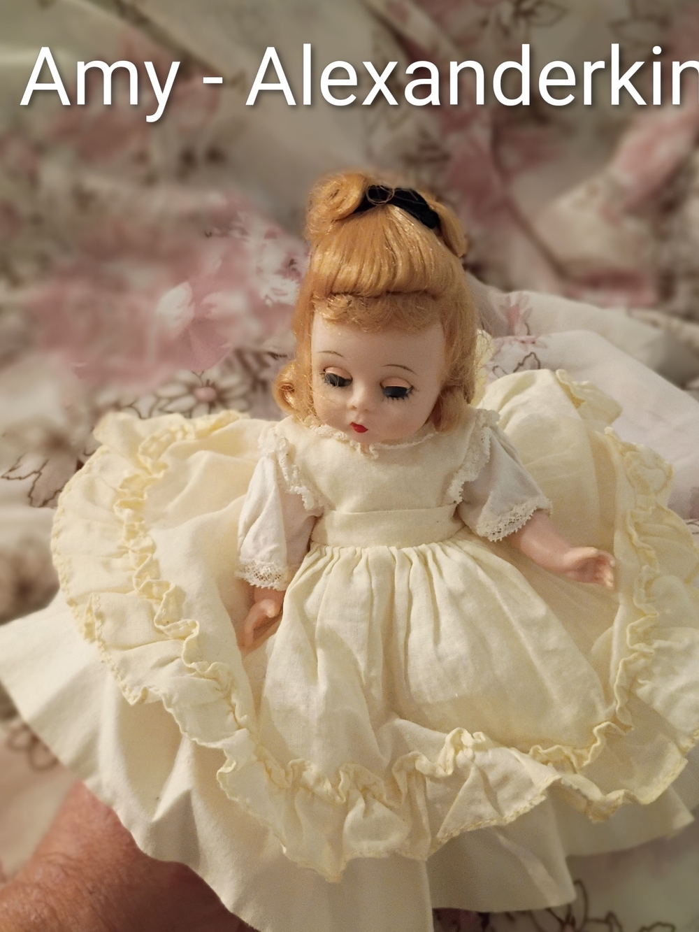Madame Alexander Cream-Ruffled Dress Blonde Doll